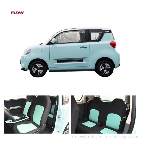 Mini Electric Car 2022 Эффективная цена Новый внешний вид уникальный цветовой дизайн 3 двери 4 места для левой руки транспортное средство